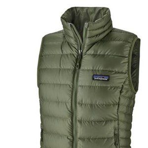 Patagonia Womens Down Sweater Vest Green Small NWT
